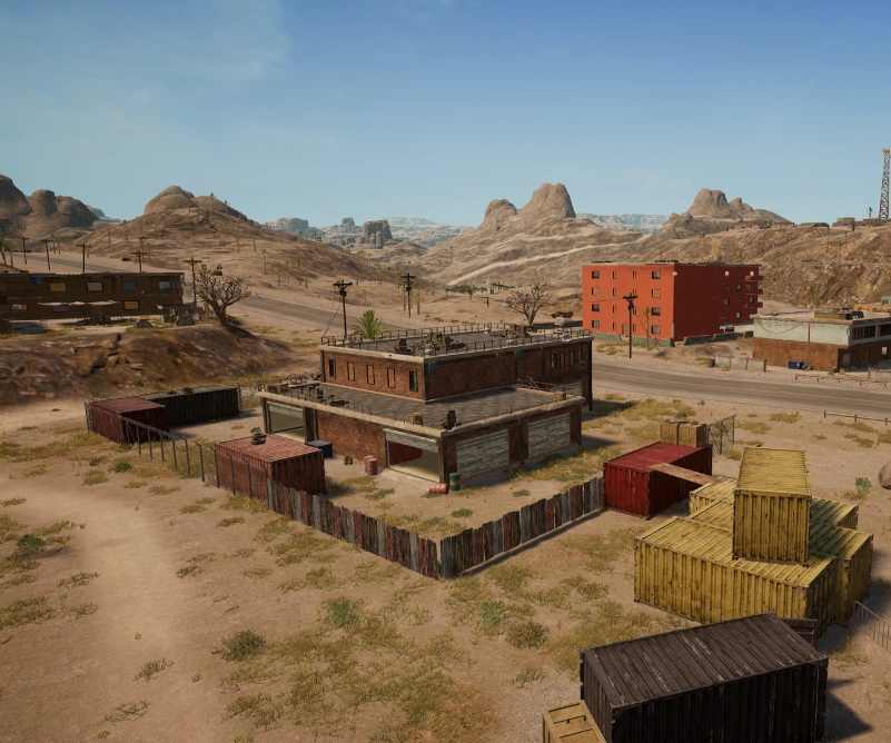 Guess the location on the PUBG Miramar map