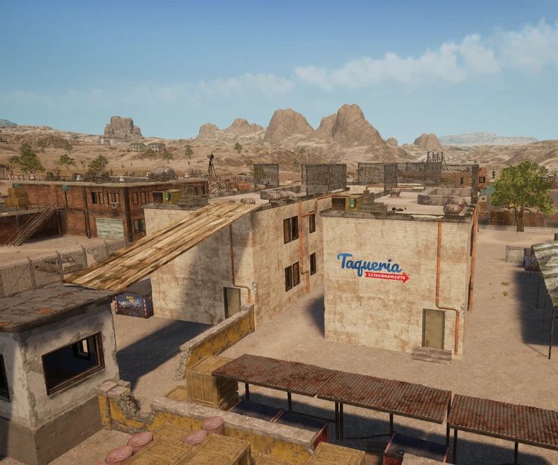 Guess the location on the PUBG Miramar map