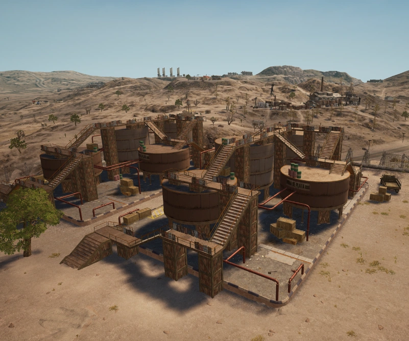 Guess the location on the PUBG Miramar map