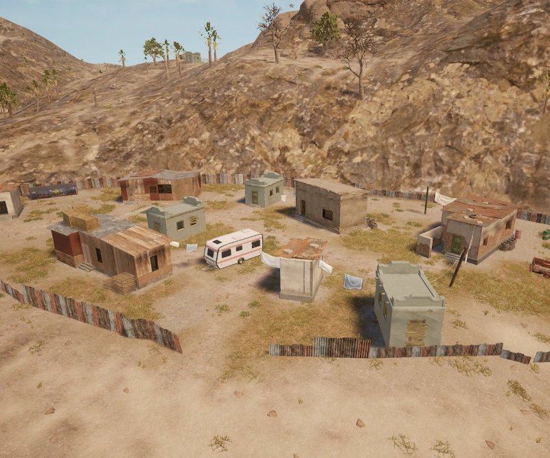 Guess the location on the PUBG Miramar map