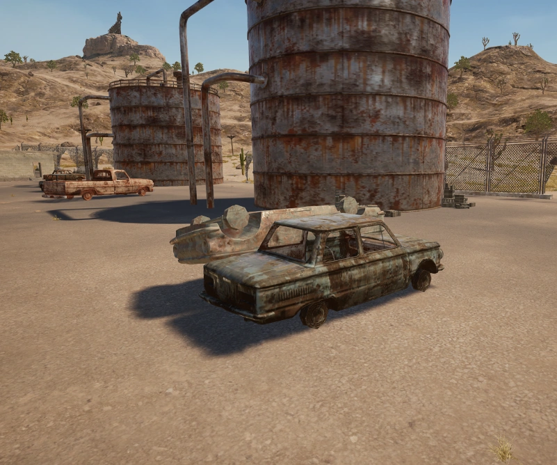 Guess the location on the PUBG Miramar map
