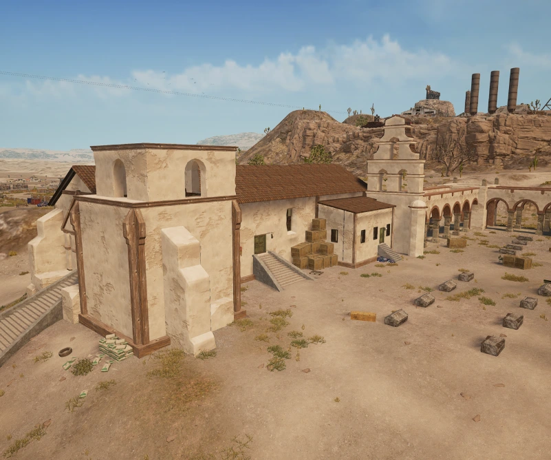 Guess the location on the PUBG Miramar map