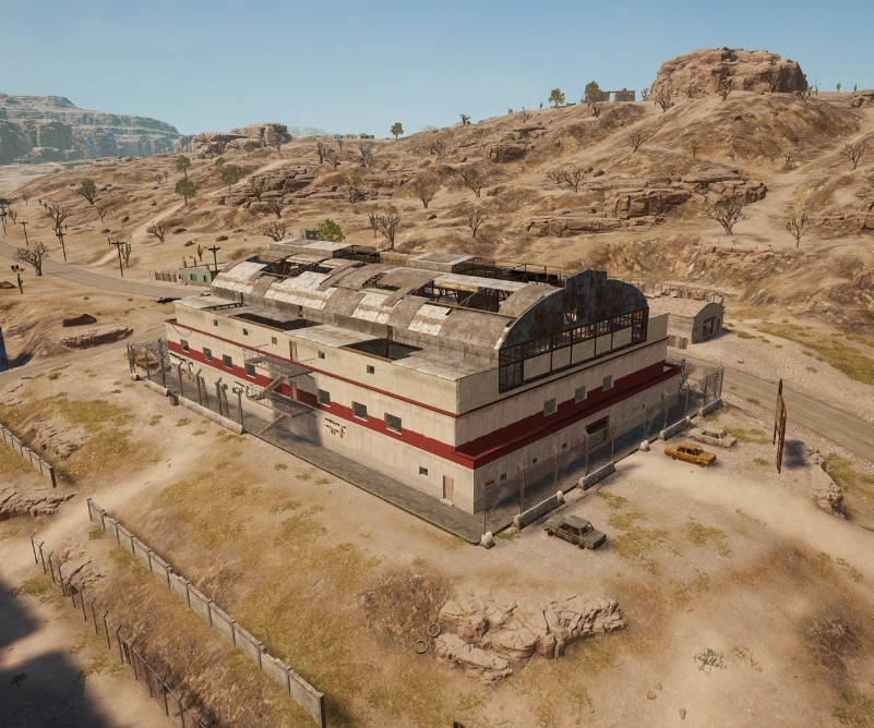 Guess the location on the PUBG Miramar map