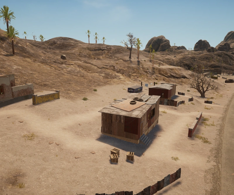 Guess the location on the PUBG Miramar map