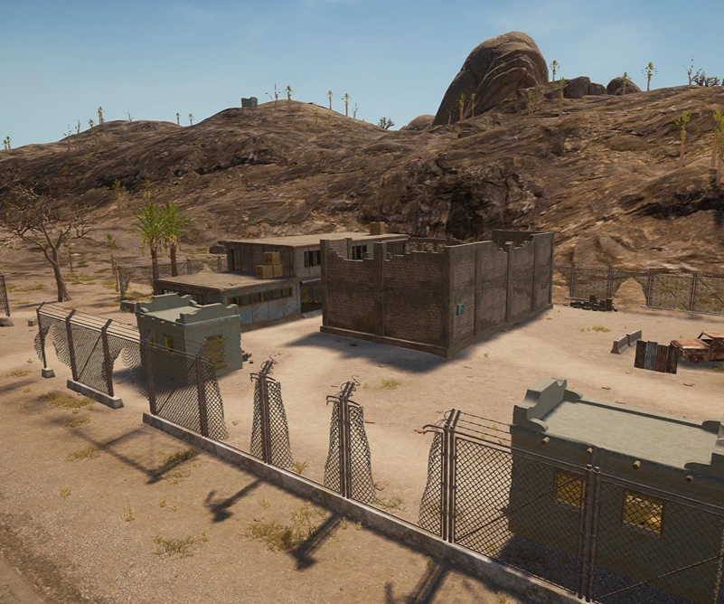 Guess the location on the PUBG Miramar map