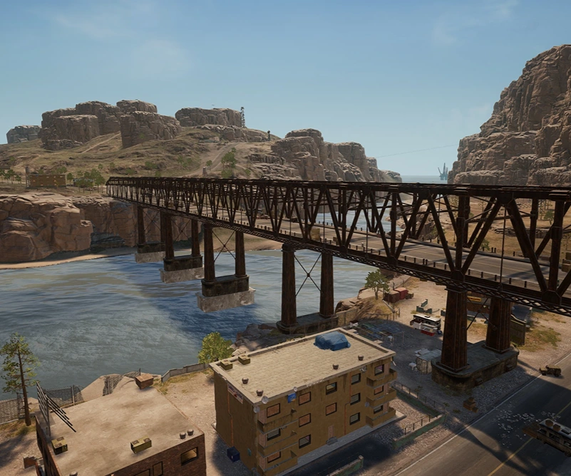 Guess the location on the PUBG Miramar map