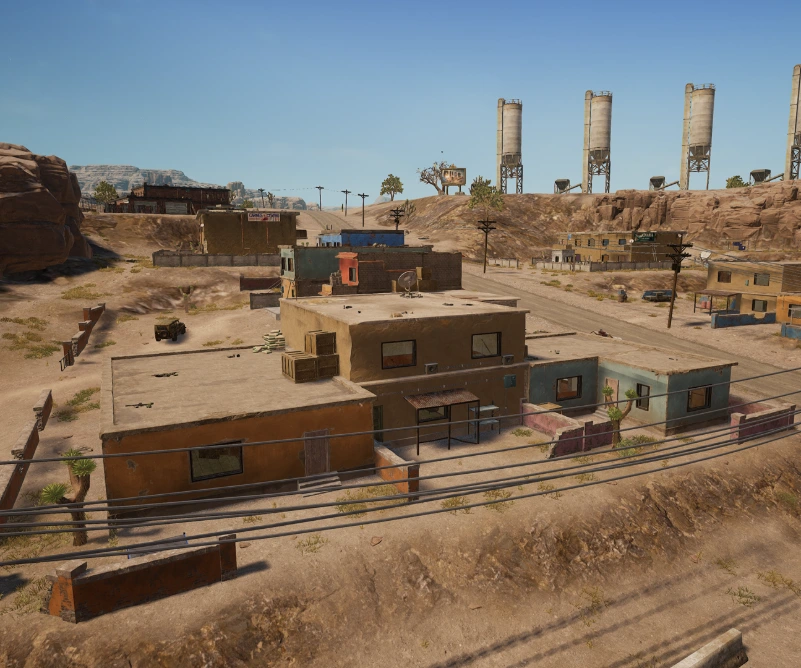 Guess the location on the PUBG Miramar map