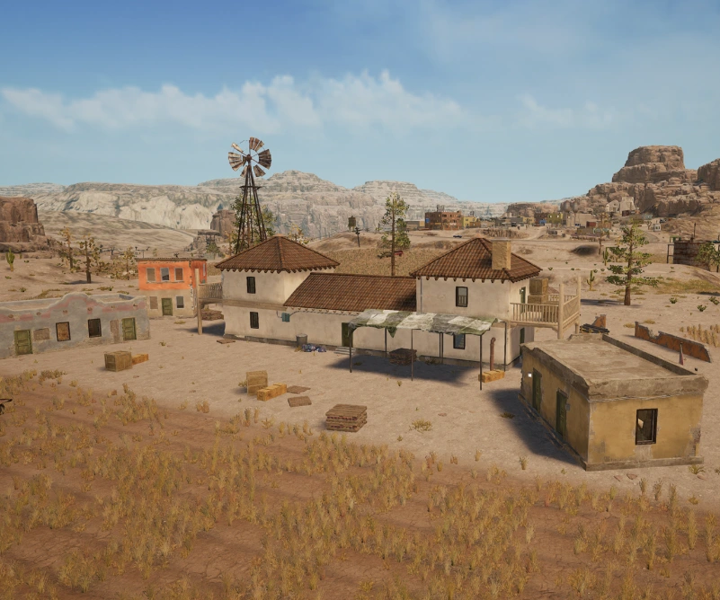 Guess the location on the PUBG Miramar map