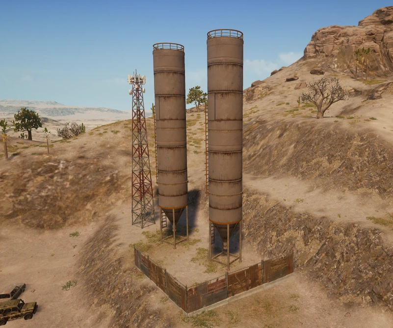 Guess the location on the PUBG Miramar map