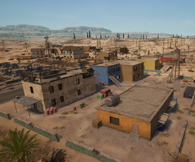 Guess the location on the PUBG Miramar map