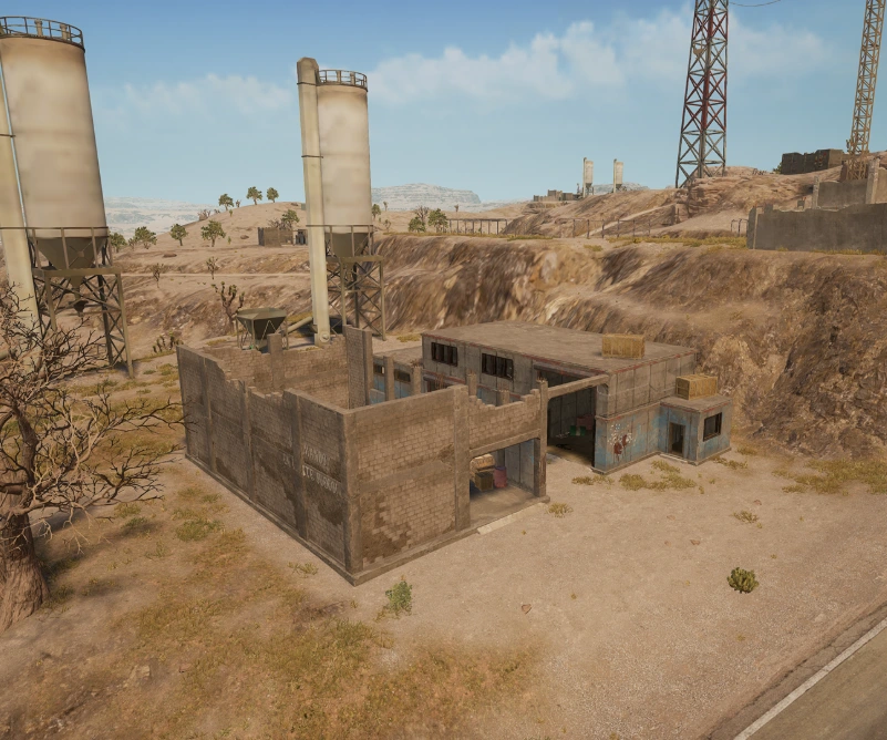 Guess the location on the PUBG Miramar map