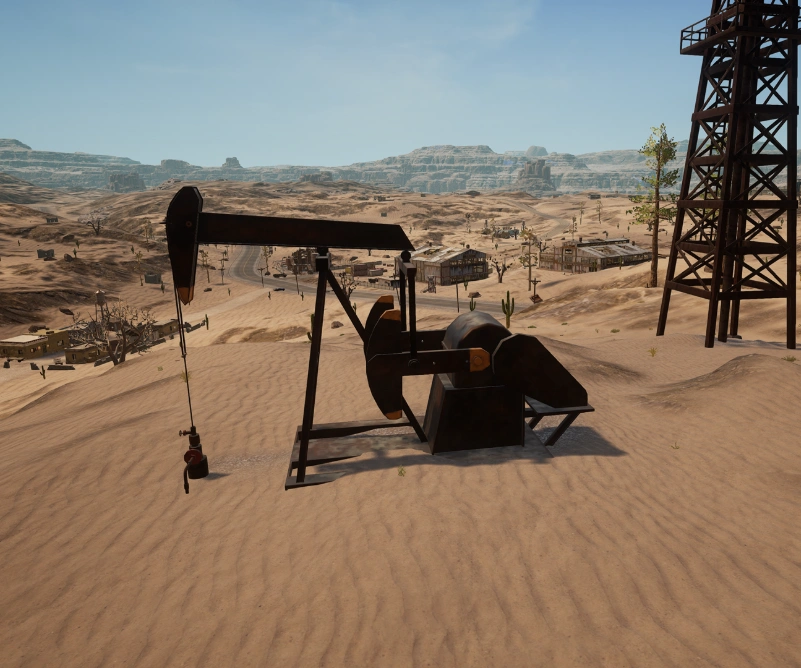 Guess the location on the PUBG Miramar map