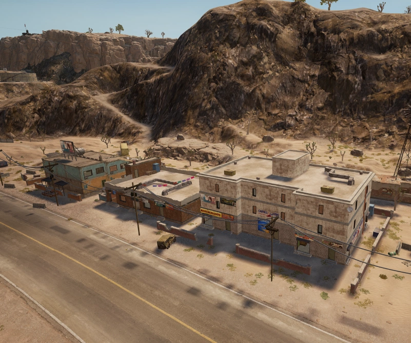 Guess the location on the PUBG Miramar map