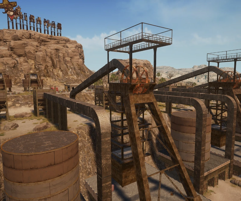 Guess the location on the PUBG Miramar map