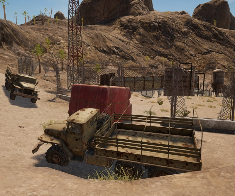 Guess the location on the PUBG Miramar map