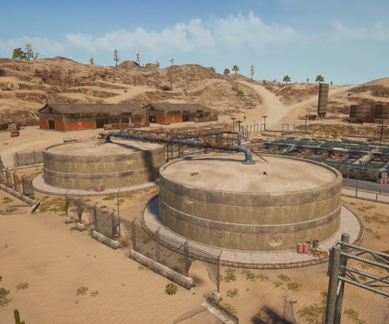 Guess the location on the PUBG Miramar map