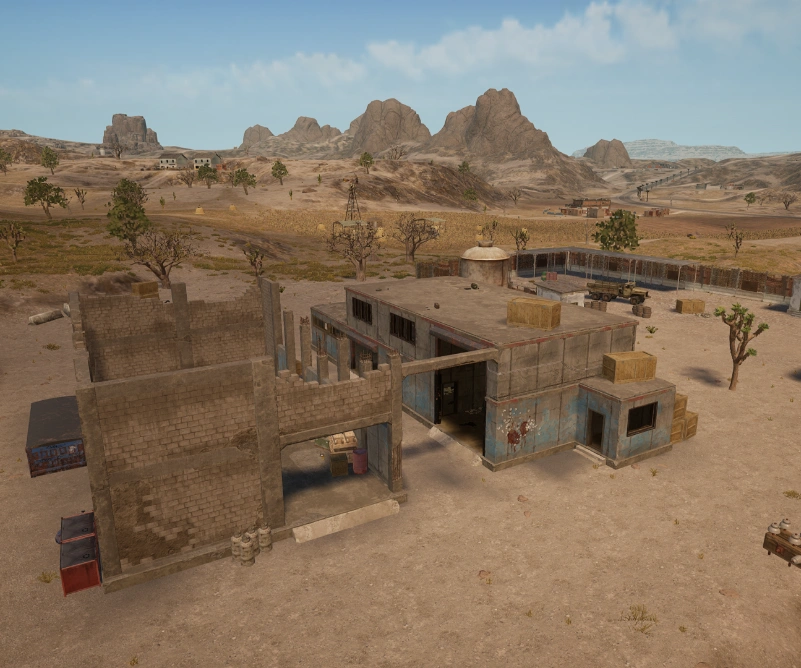 Guess the location on the PUBG Miramar map
