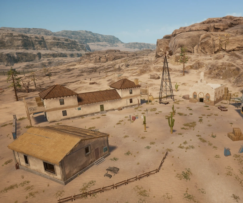 Guess the location on the PUBG Miramar map