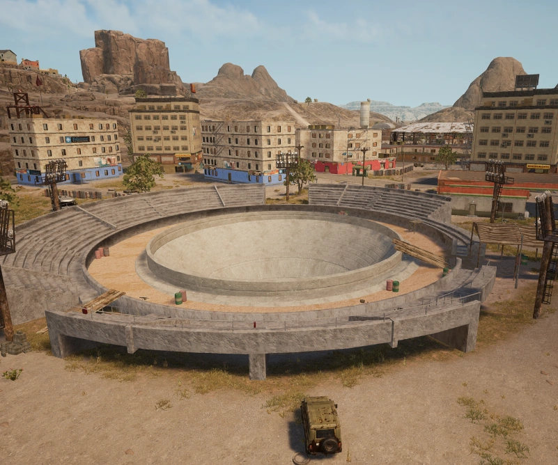 Guess the location on the PUBG Miramar map