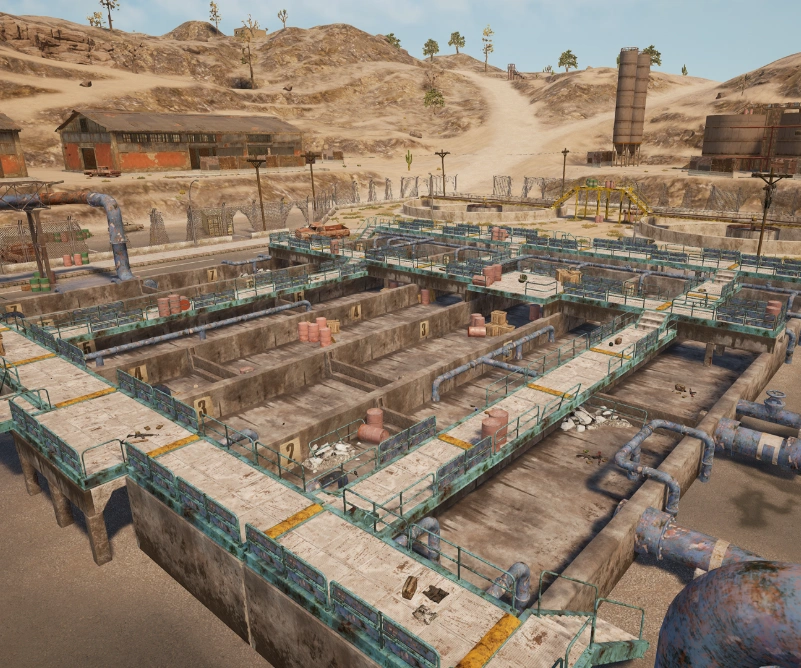 Guess the location on the PUBG Miramar map