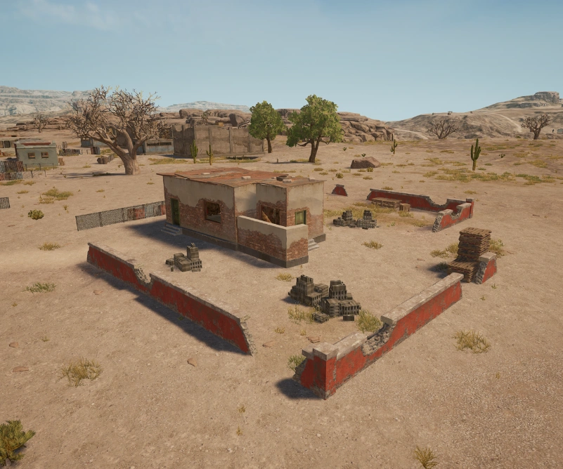 Guess the location on the PUBG Miramar map