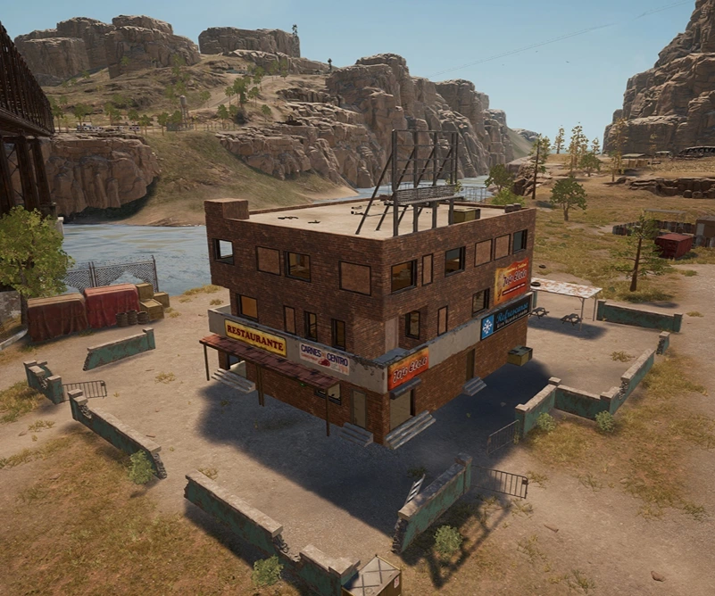 Guess the location on the PUBG Miramar map