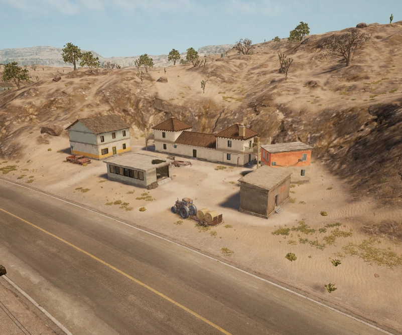 Guess the location on the PUBG Miramar map