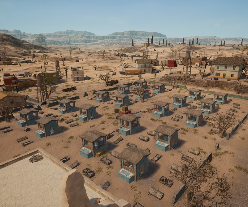 Guess the location on the PUBG Miramar map
