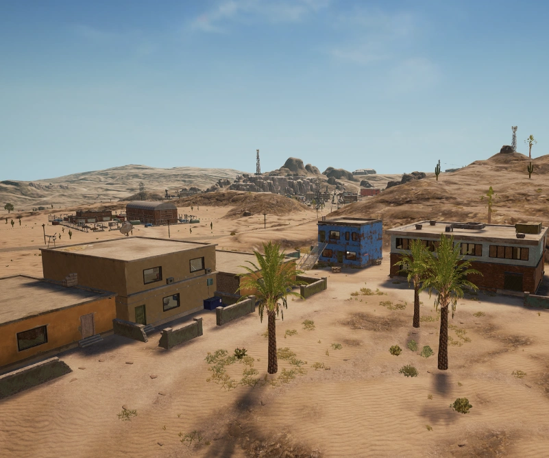 Guess the location on the PUBG Miramar map