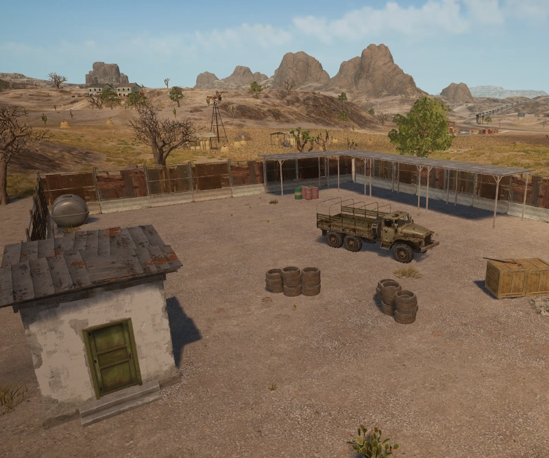 Guess the location on the PUBG Miramar map