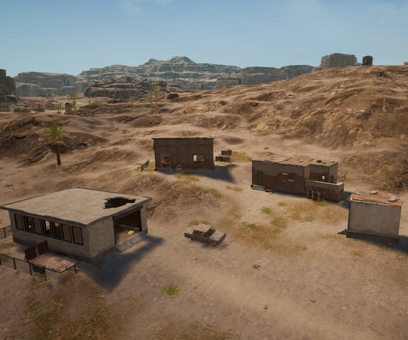 Guess the location on the PUBG Miramar map