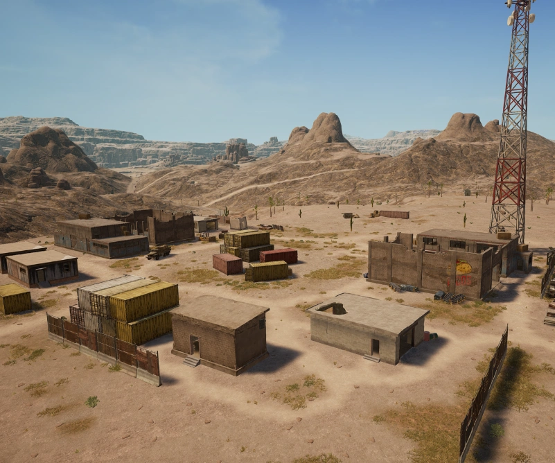 Guess the location on the PUBG Miramar map