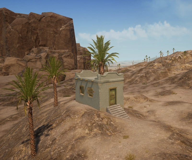 Guess the location on the PUBG Miramar map