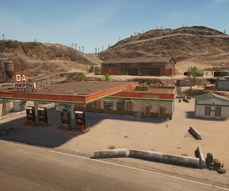 Guess the location on the PUBG Miramar map