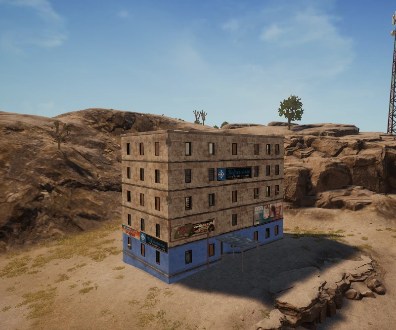 Guess the location on the PUBG Miramar map