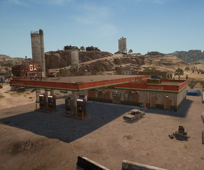 Guess the location on the PUBG Miramar map