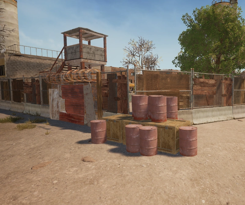 Guess the location on the PUBG Miramar map