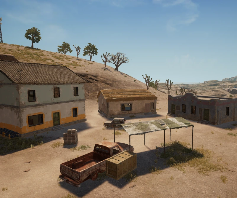 Guess the location on the PUBG Miramar map
