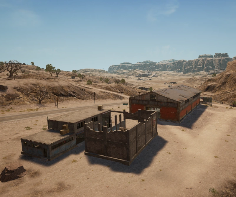 Guess the location on the PUBG Miramar map