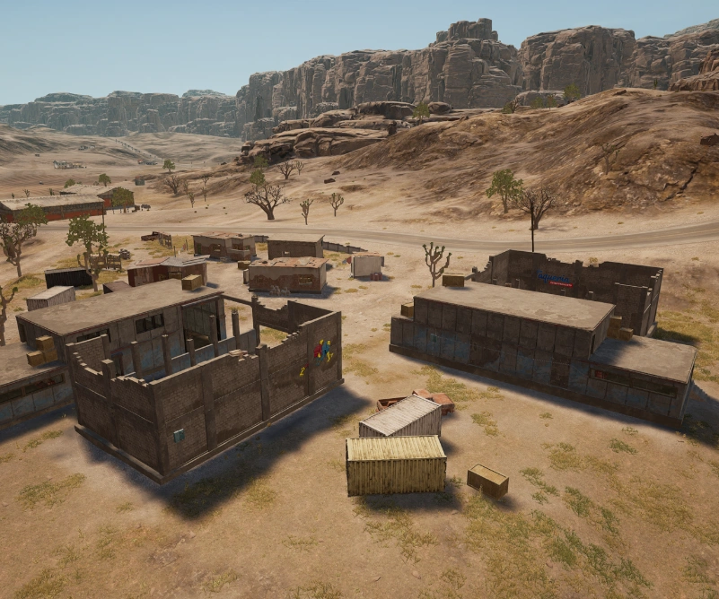 Guess the location on the PUBG Miramar map