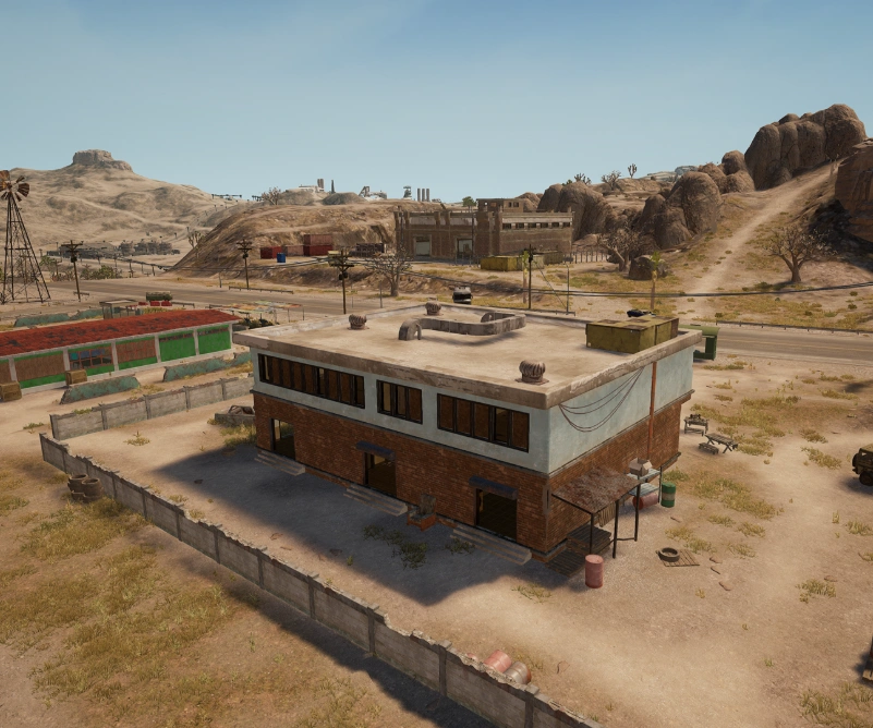 Guess the location on the PUBG Miramar map