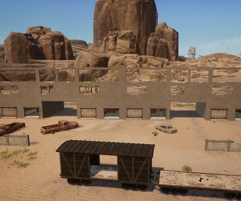 Guess the location on the PUBG Miramar map