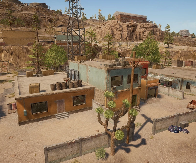 Guess the location on the PUBG Miramar map