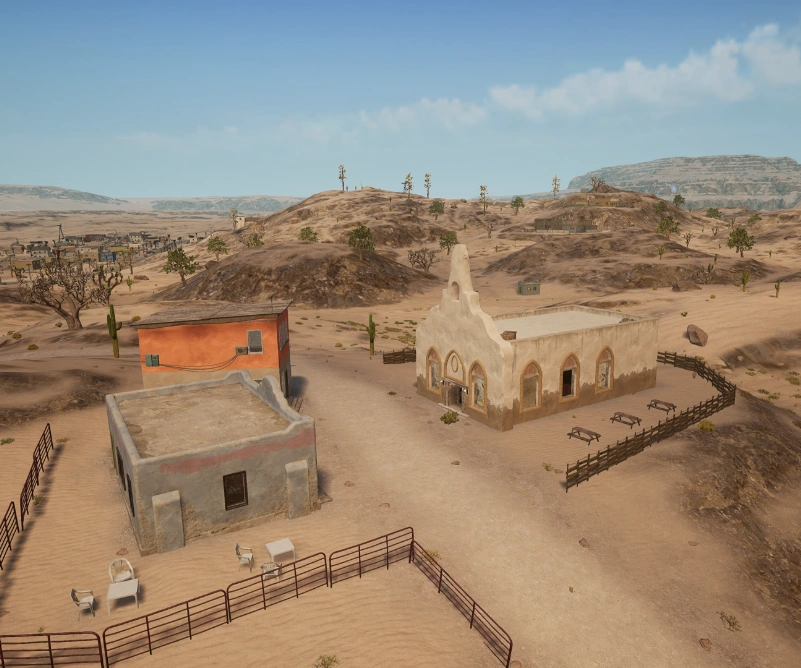 Guess the location on the PUBG Miramar map