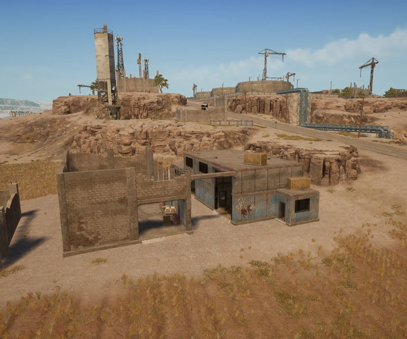 Guess the location on the PUBG Miramar map