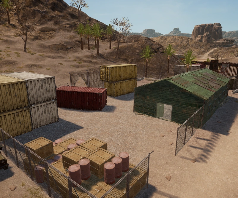 Guess the location on the PUBG Miramar map