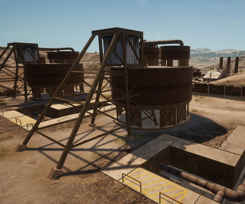 Guess the location on the PUBG Miramar map