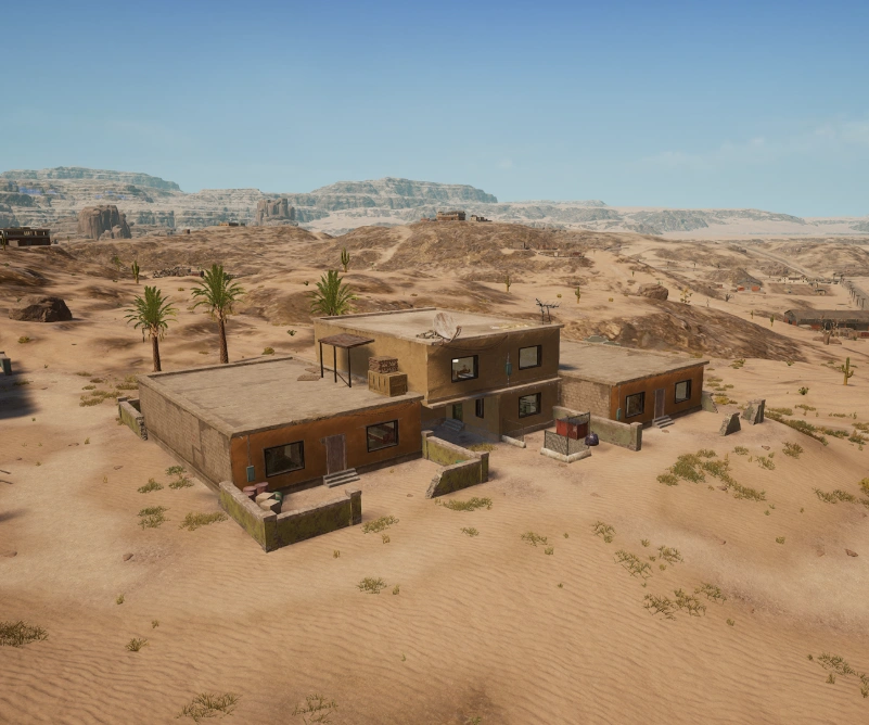 Guess the location on the PUBG Miramar map