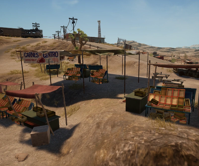 Guess the location on the PUBG Miramar map