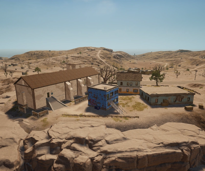 Guess the location on the PUBG Miramar map
